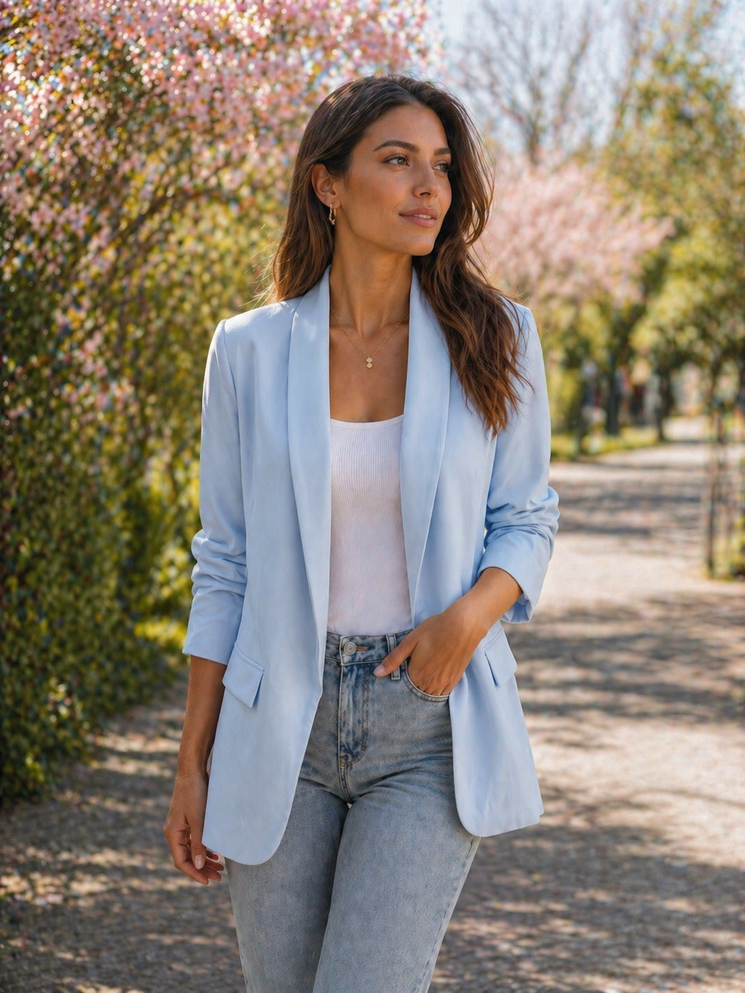 Blazer Femme Élégance Printemps – Coupe Fluide & Chic