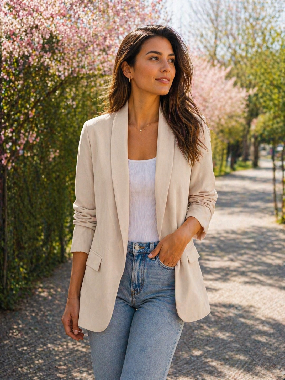 Blazer Femme Élégance Printemps – Coupe Fluide & Chic