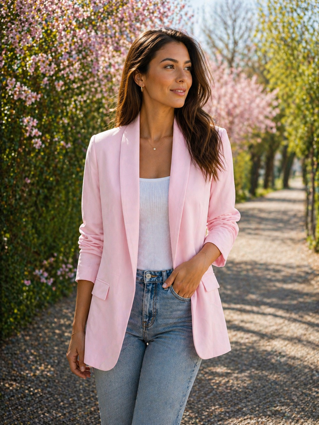Blazer Femme Élégance Printemps – Coupe Fluide & Chic