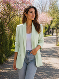 Blazer Femme Élégance Printemps – Coupe Fluide & Chic