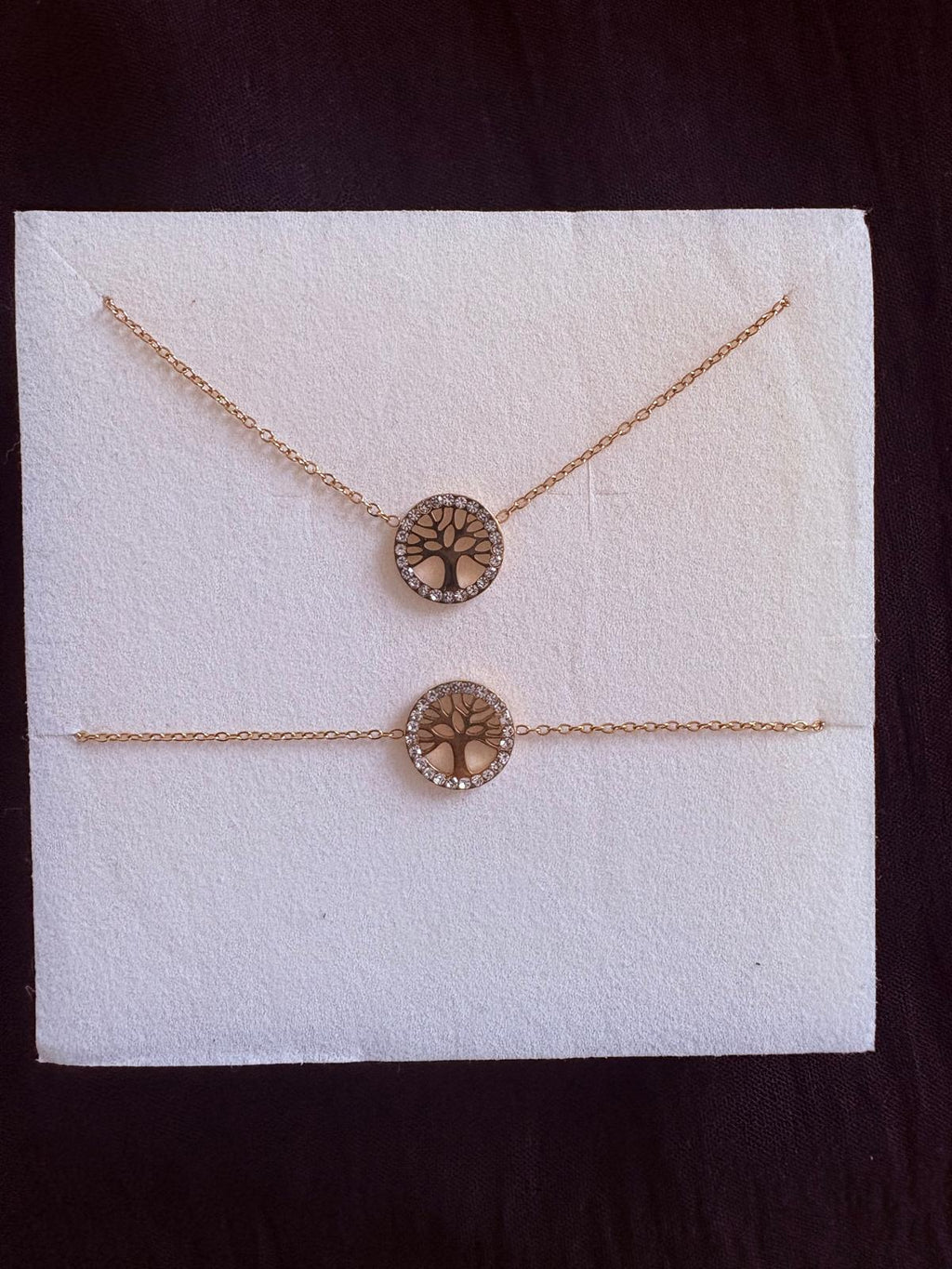 Collier et bracelet Arbre de Vie