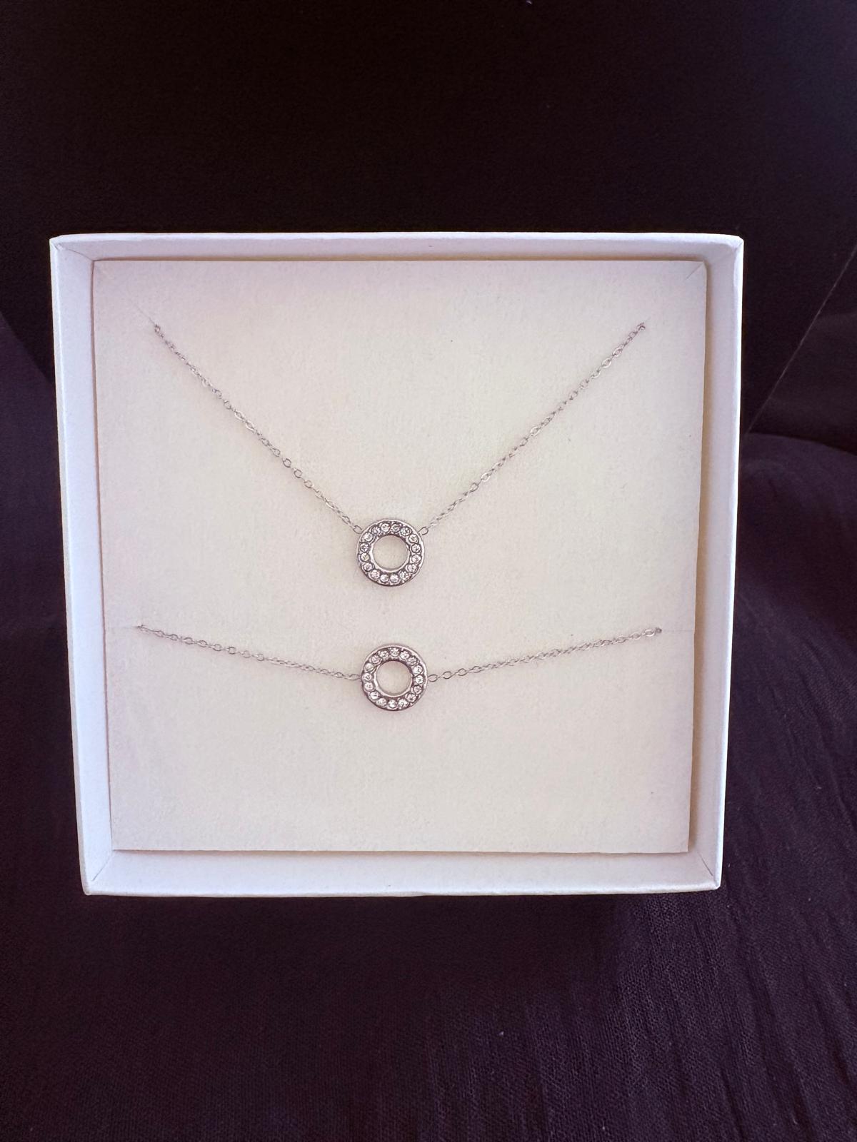 Collier et bracelet Anneaux