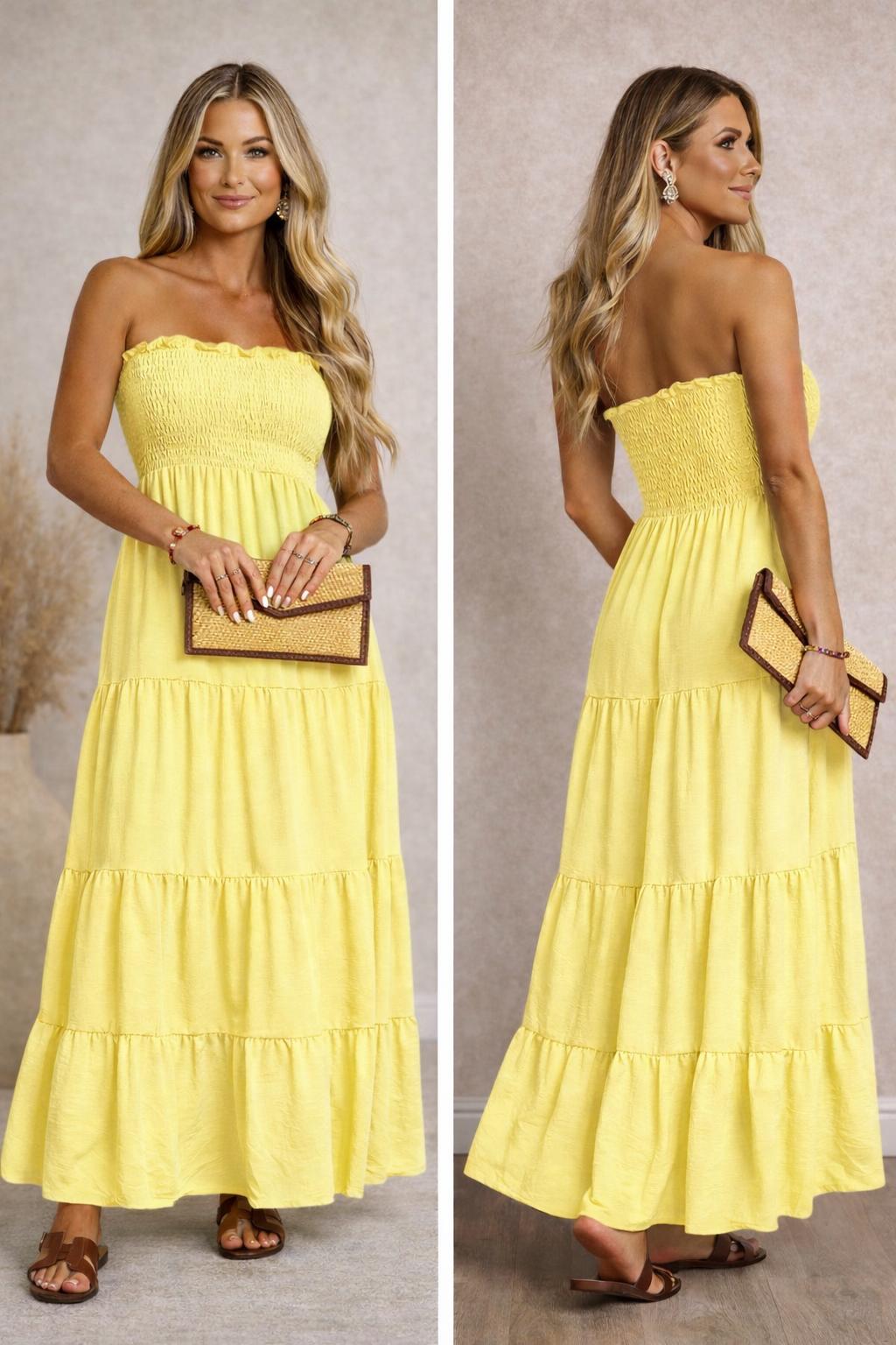 Robe Longue Bohème Bustier