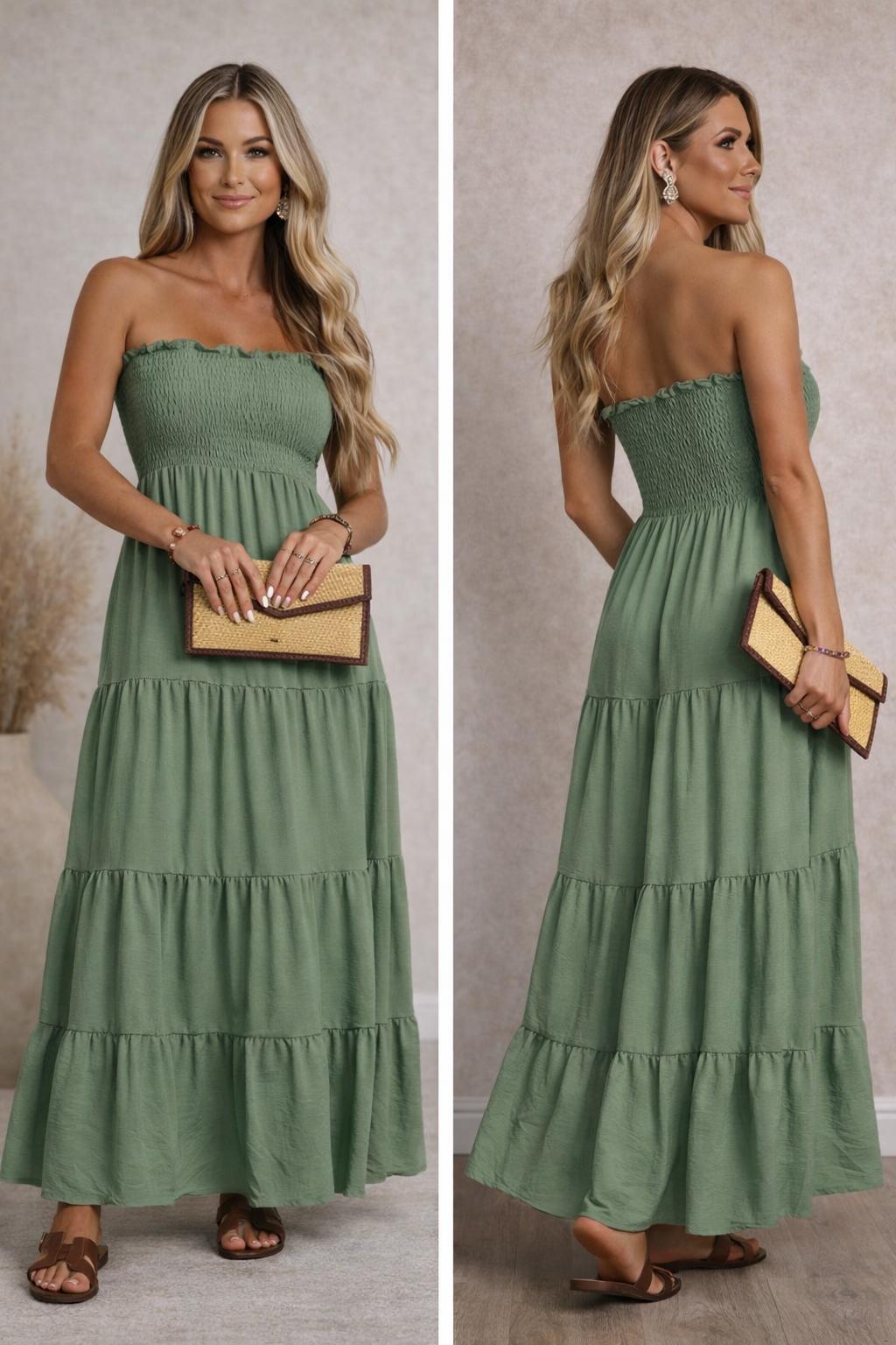 Robe Longue Bohème Bustier