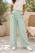 Pantalon Fluide Taille HauteCoupe Large