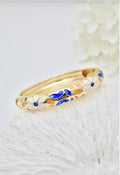 Bracelet Fleur Émaillé  Acier Inoxydable